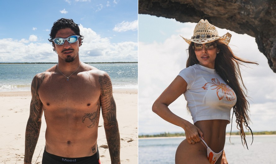 Gabriel Medina e Isabella Arantes