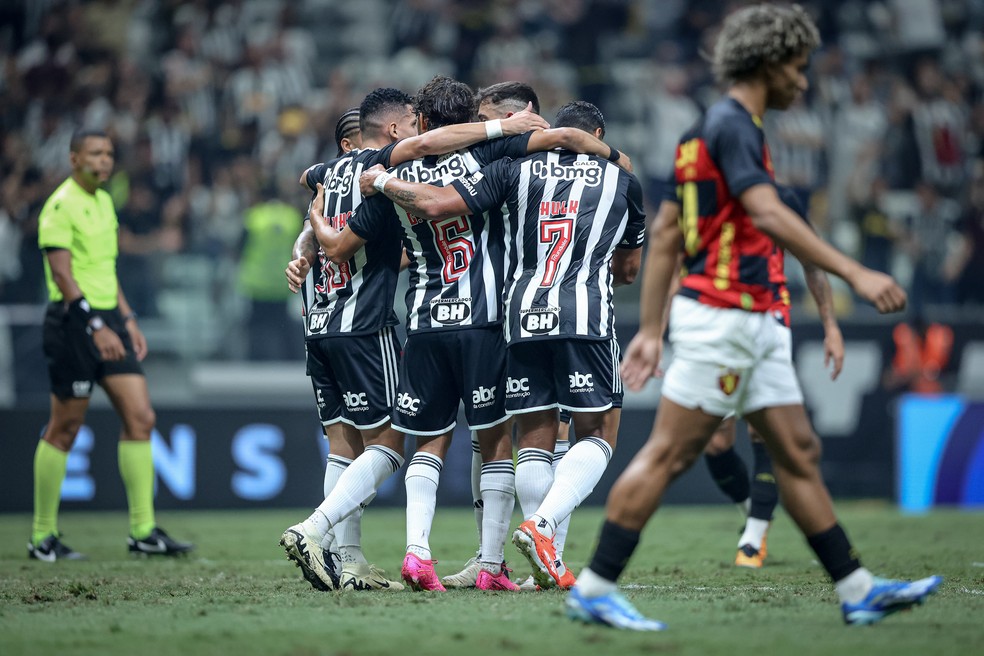 Atlético-MG vive boa fase na temporada — Foto: Pedro Souza / Atlético