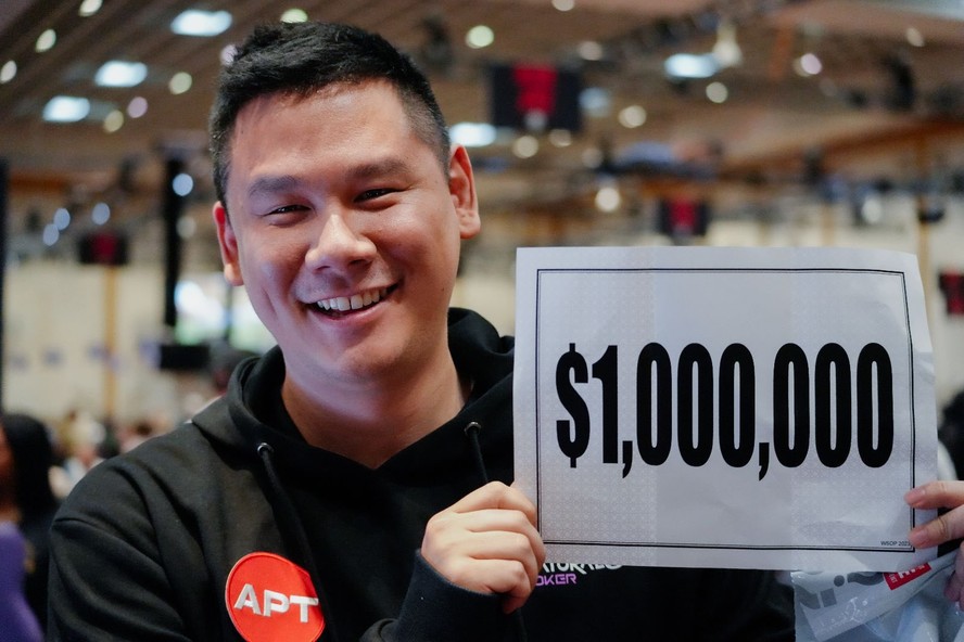 Patrick Liang ganhou US$ 1 milhão em torneio de poker, em Las Vegas