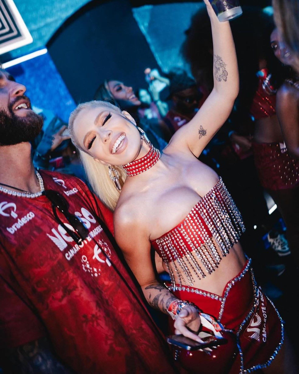 Karoline Lima surgiu em novos cliques com namorado, L&eacute;o Pereira &mdash; Foto: Reprodu&ccedil;&atilde;o Instagram