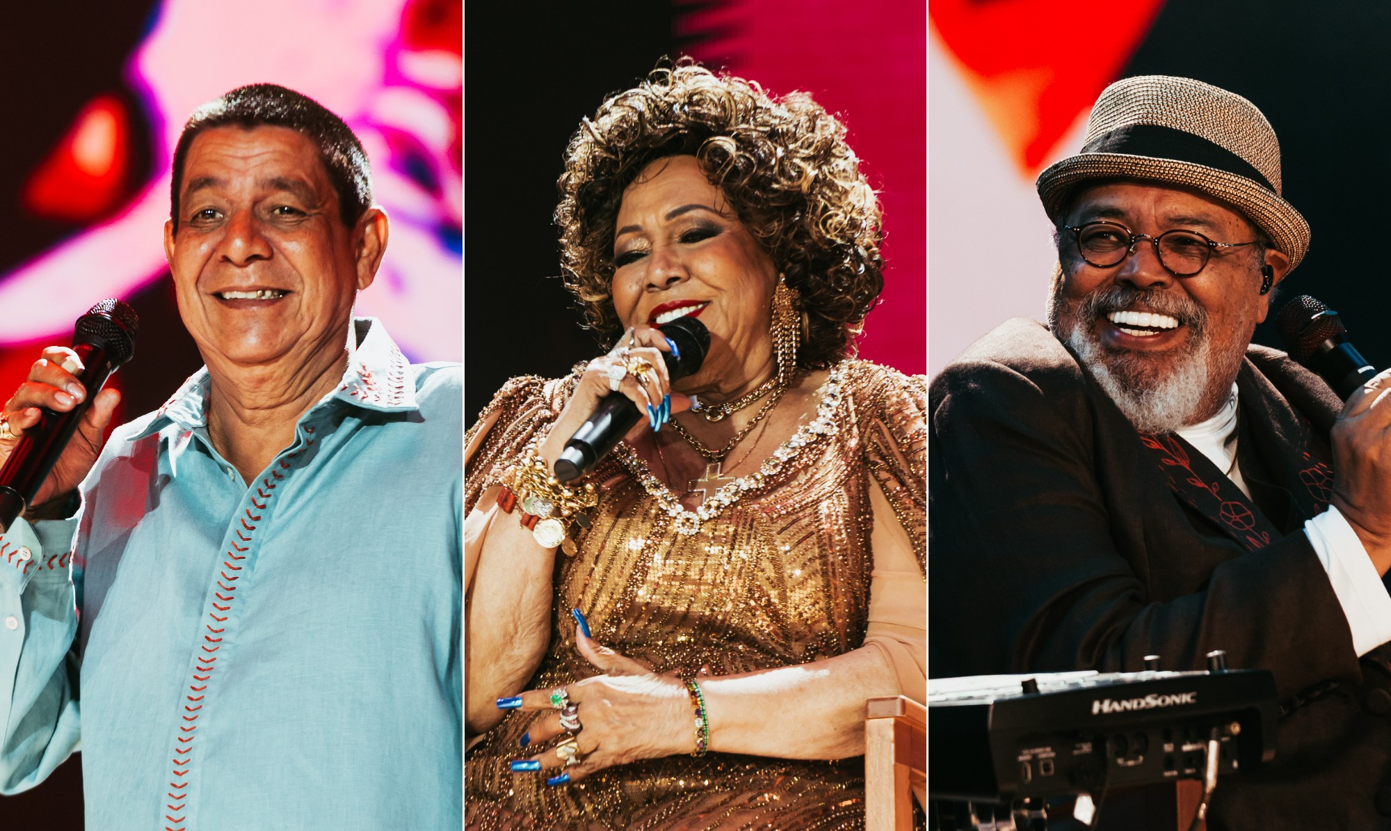 Olimpo do samba: Zeca, Alcione e Jorge Aragão encantam no Maracanã