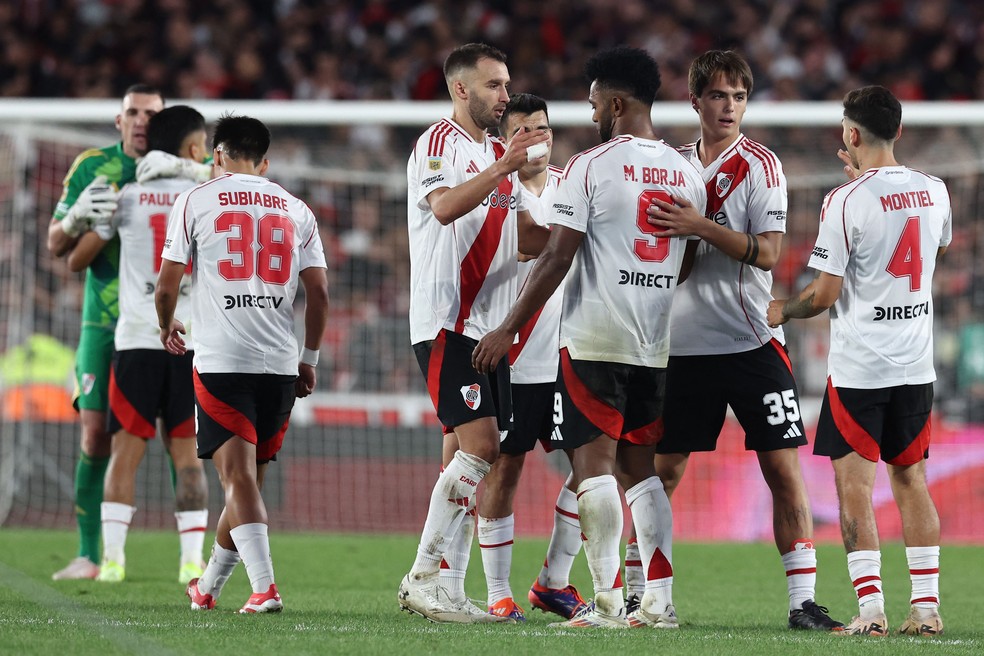 River Plate — Foto: ALEJANDRO PAGNI / AFP