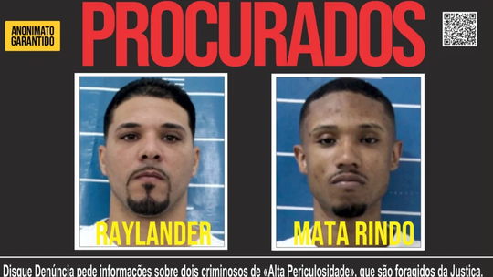 Criminosos não retornam após saída temporária do Dia das Mães: quem são Raylander do Andaraí e Mata Rindo, detentos procurados Criminosos não retornam após saída temporária do Dia das Mães: quem são Raylander do Andaraí e Mata Rindo, detentos procurados