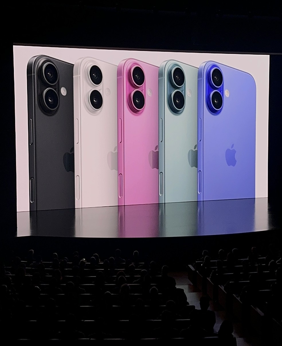 Apple apresentta  iPhone 16 em evento nos EUA — Foto: Bruno rosa