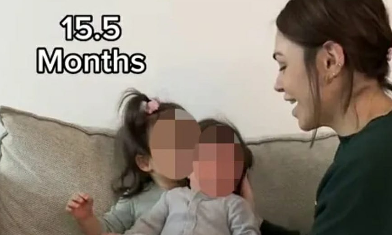 ‘Meus bebês nasceram com 11 meses de diferença e são gêmeos’, diz mulher que viralizou nas redes
