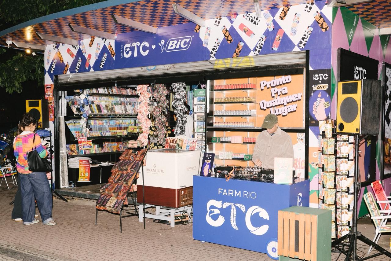 FARM Etc e BIC promovem ativação no Rio para lançar collab