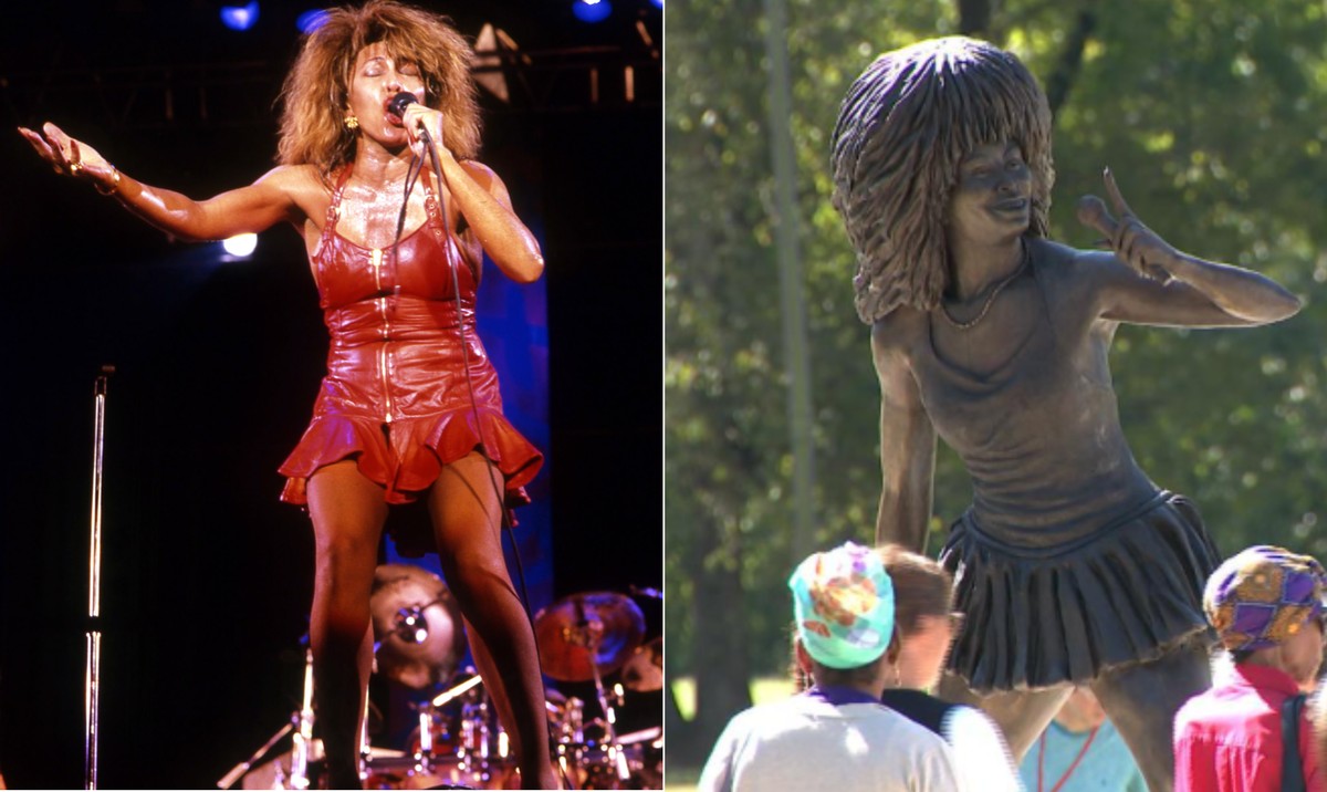 Estátua de Tina Turner entra para a lista de 'homenagens' renegadas, junto de nomes como Cristiano Ronaldo e o Príncipe Philip