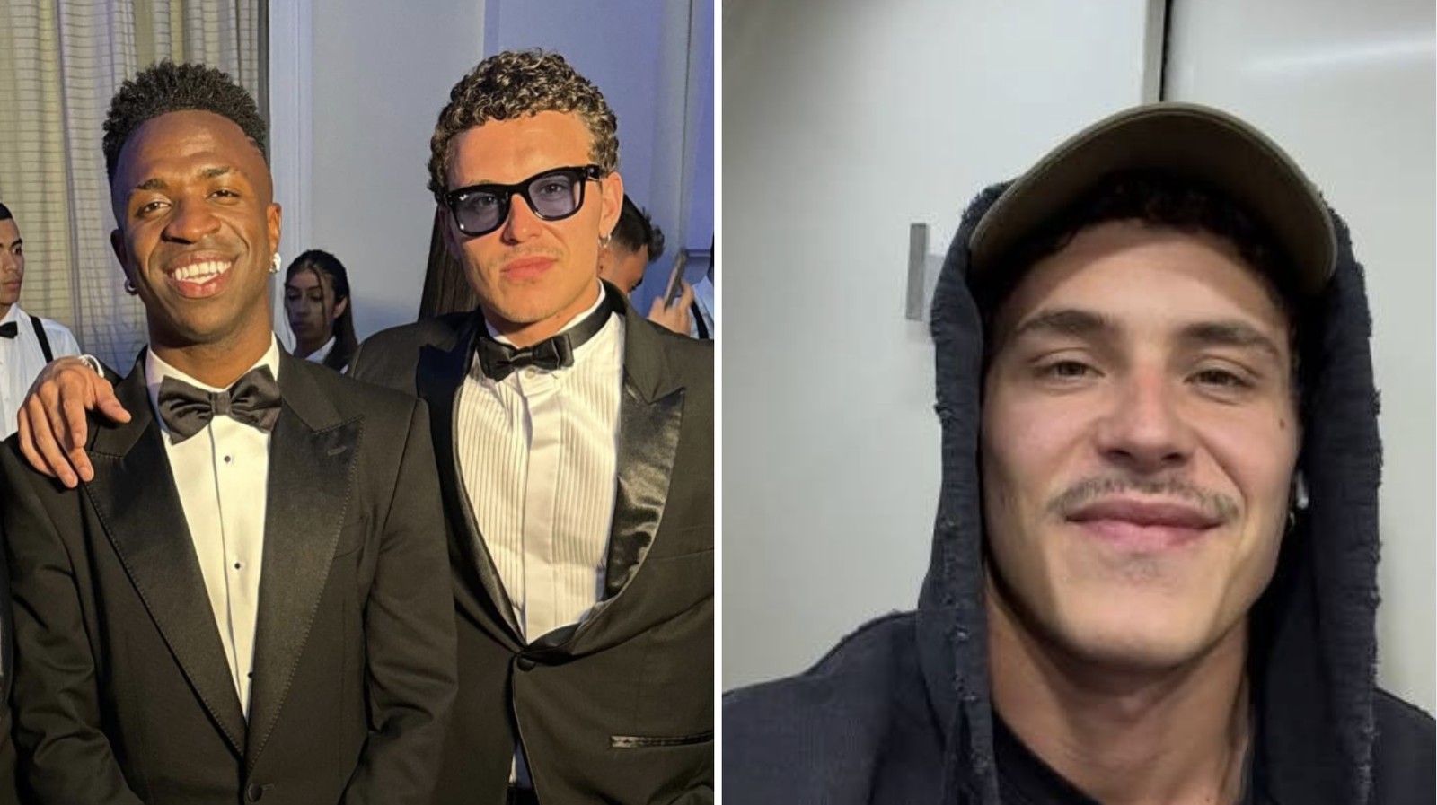 O ator espanhol Aaron Piper é "parça" do jogador Vinícius Jr. — Foto: Reprodução/Instagram