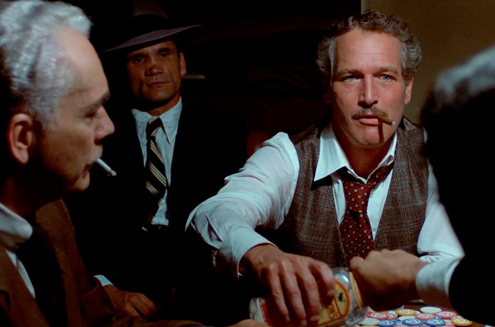 Paul Newman em cena de'Golpe de mestre' — Foto: Divulgação