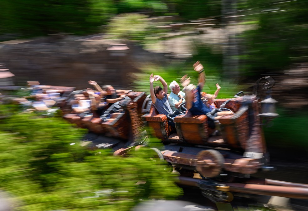 Montanha-Russa Seven Dwarfs Mining Train, Um Dos Desaques Do Parque Temático Magic Kingdom, No Walt Disney World, Em Orlando-Foto: Todd Anderson/The New York Times/The New York Times
