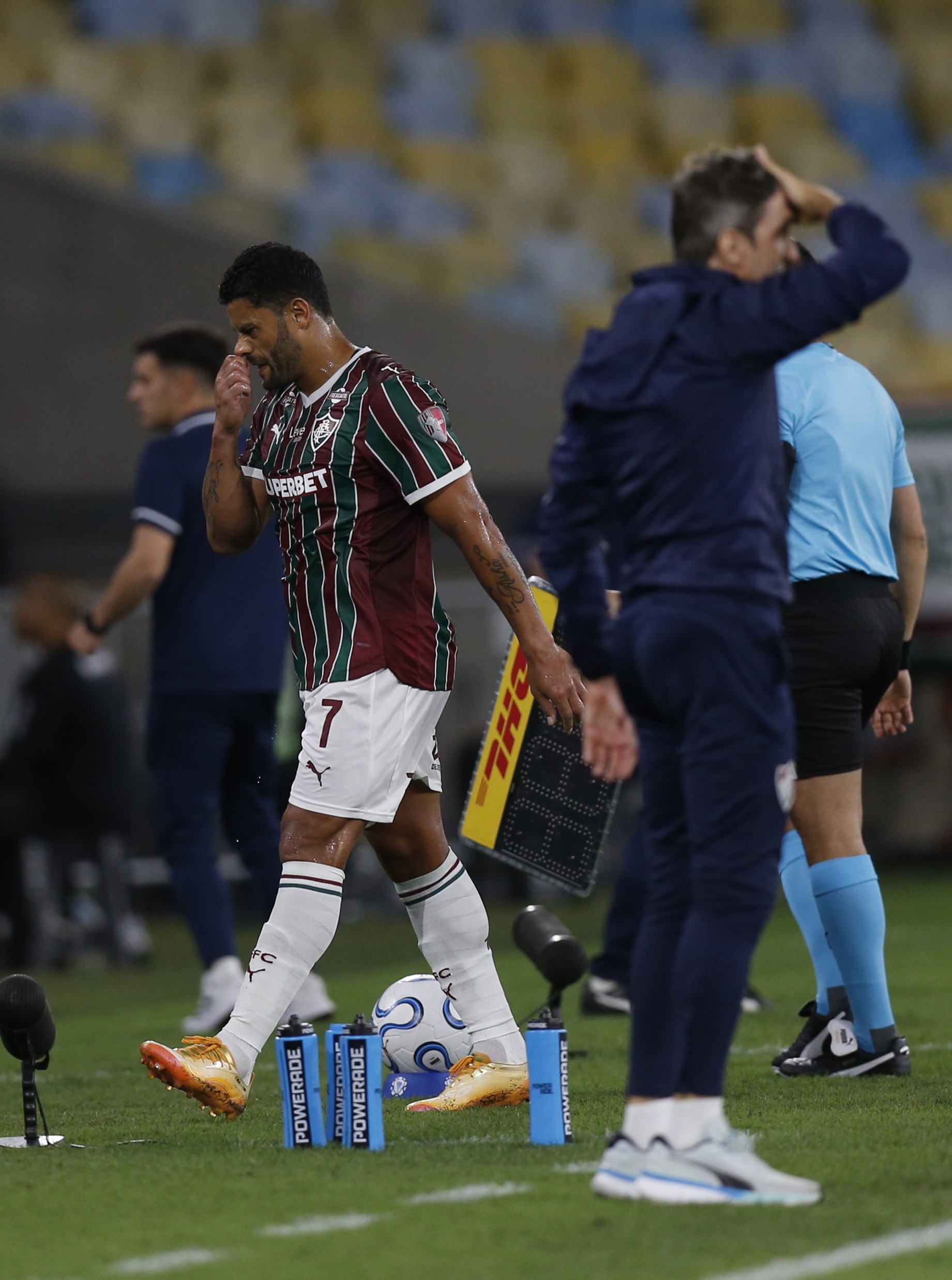 Hulk defende Zubeldía após críticas no Fluminense na Libertadores
