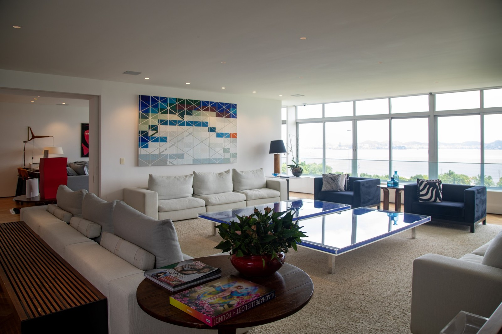 Detail of the apartment of the actress Clarice Alves and her husband, the player Marcelo — Photo: Ana Branco