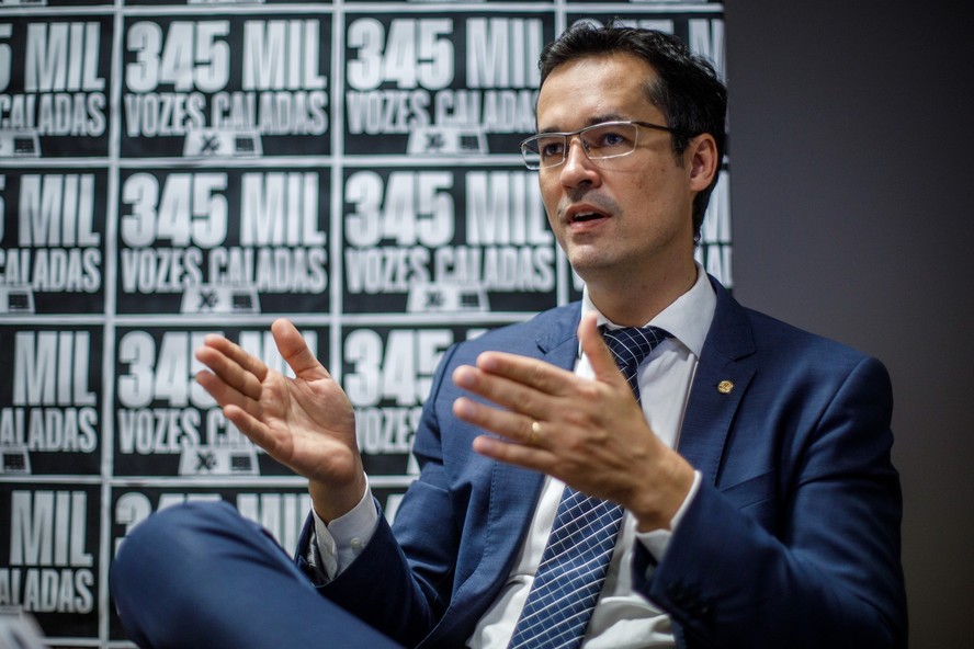 O deputado Deltan Dallagnol, que teve o mandato cassado pelo TSE
