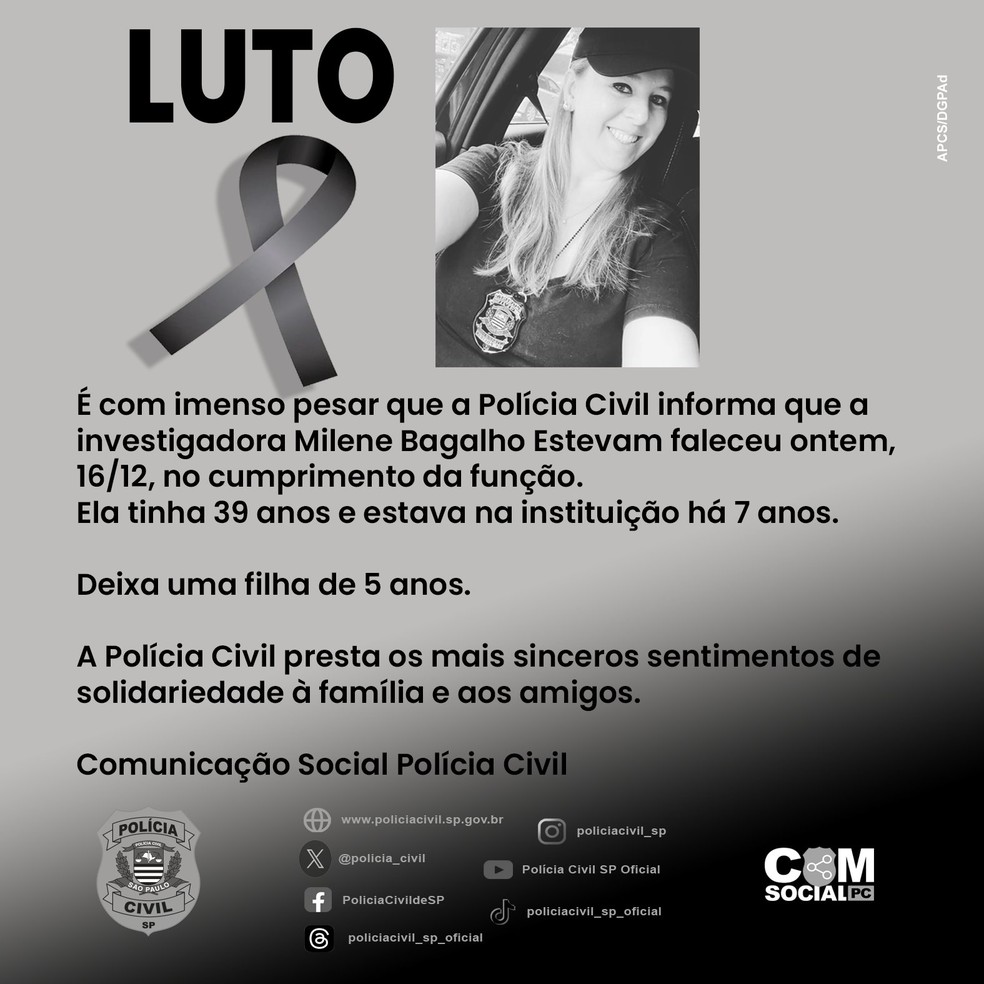 Milene Bagalho morreu durante confronto com empresário em SP — Foto: Divulgação