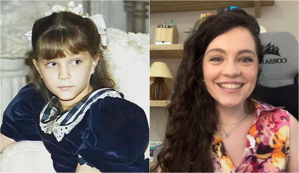 Cecilia Dassi fez sucesso com a Sandrinha de 'Por amor', mas já tinha estreado na TV no ano anterior. Enquanto atriz esteve em "Suave veneno", "A padroeira", "O beijo do vampiro", "Alma gêmea" e apresentou TV Globinho. Ela deixou a carreira artística em 2013 e passou a exercer a profissão de psicóloga  — Foto: Divulgação/Globo e Reprodução/Instagram