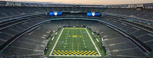 MetLife Stadium, em East Rutherford, Nova Jersey — Foto: Reprodução