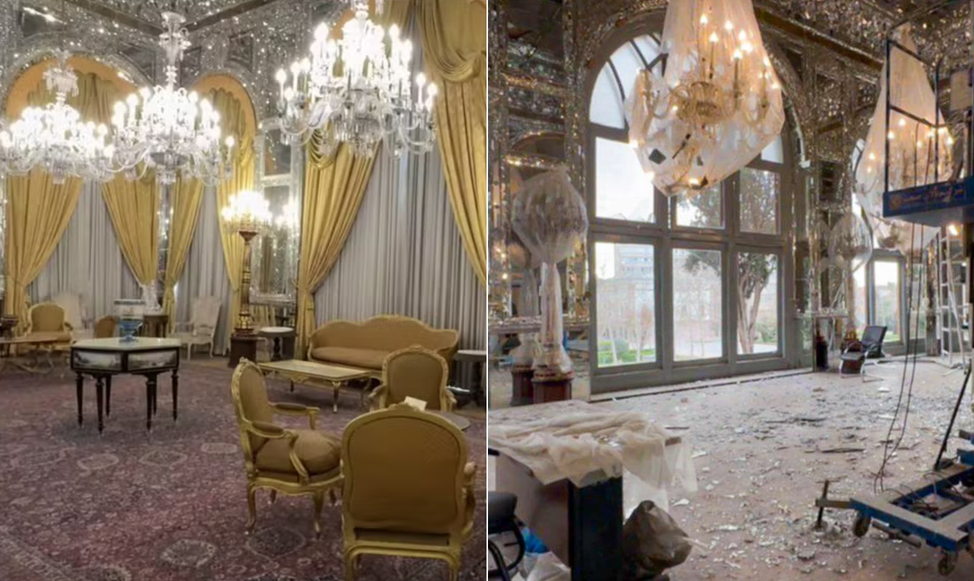 Patrim&ocirc;nios hist&oacute;ricos, est&aacute;dios, &aacute;reas civis: com mil anos, Teer&atilde; sofre destrui&ccedil;&atilde;o para al&eacute;m de alvos militares; veja antes e depois