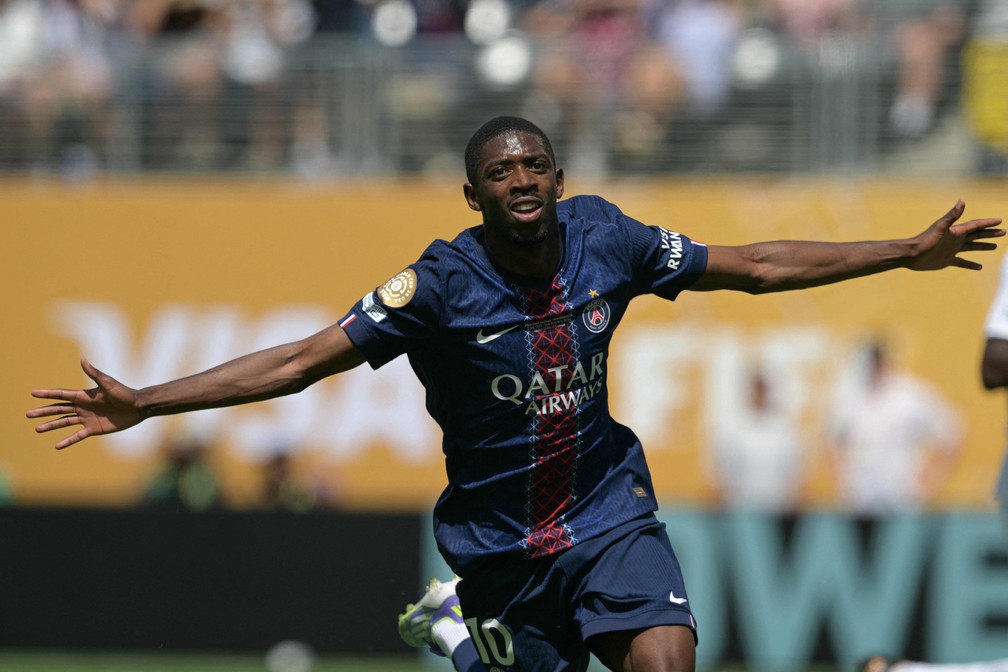 Ousmane Dembelé, o melhor jogador do mundo — Foto: JUAN MABROMATA / AFP