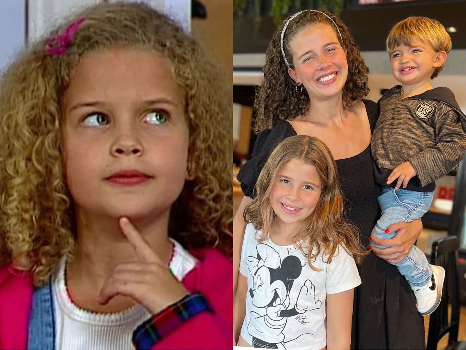 Debby Lagranha, sucesso em "A turma do Didi", é mãe de Maria Eduarda, de 10 anos, e de Arthur, de 1 ano