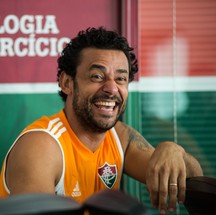 Contratado pela primeira vez em 2009, Fred se tornou ídolo e eterno para o torcedor do Fluminense — Foto: Bruno Haddad