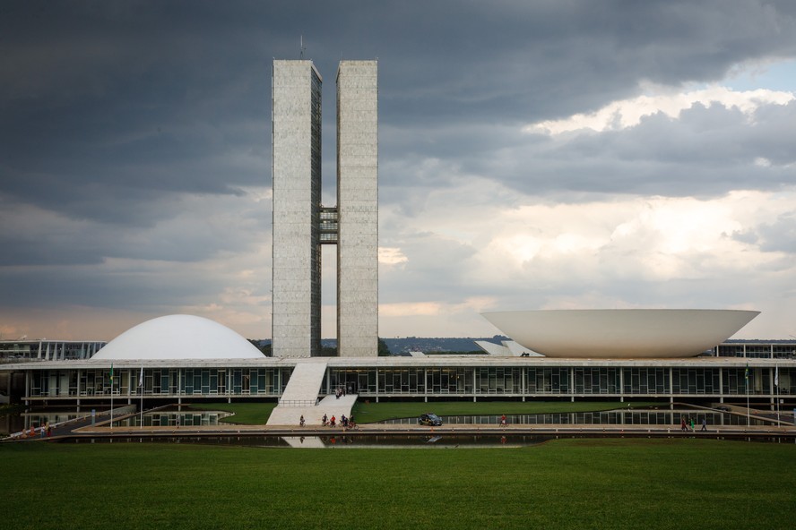 Fachada do Congresso Nacional, em Brasília