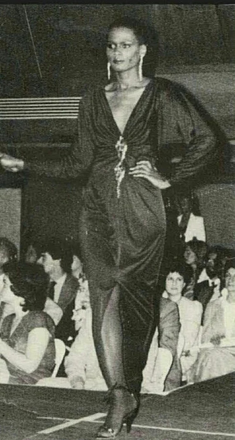 In 1975, the Grande Chance de Norman Veio por Volta de of Quando Ela foi Contratada para um teste de elenco para a Vogue Italiana 1975. - foto: Divulgação