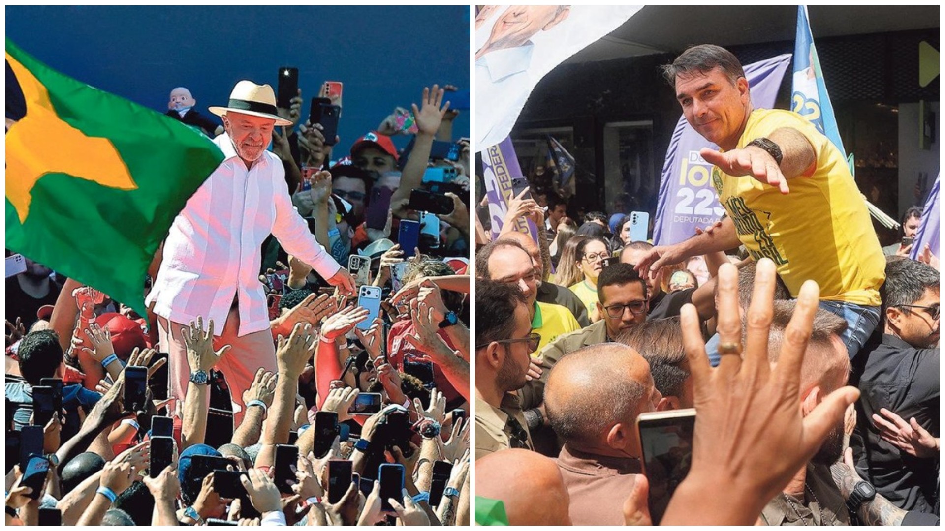 Image accompanying Empatados, Lula e Flávio apostam em atos no Sudeste, maior colégio eleitoral, nos últimos dias de campanha, from O GLOBO