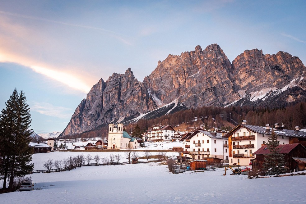 Cortina d'Ampezzo, no norte da Itália — Foto: Reprodução/Pixabay/martinophuc