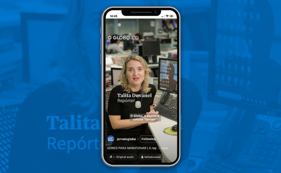 The journalists will be in front of the cameras — Photo: Editoria de Arte