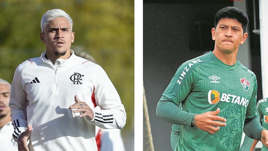Goleadores de Flamengo e Fluminense, Pedro e Cano tentam descantar em meio ao período de seca 