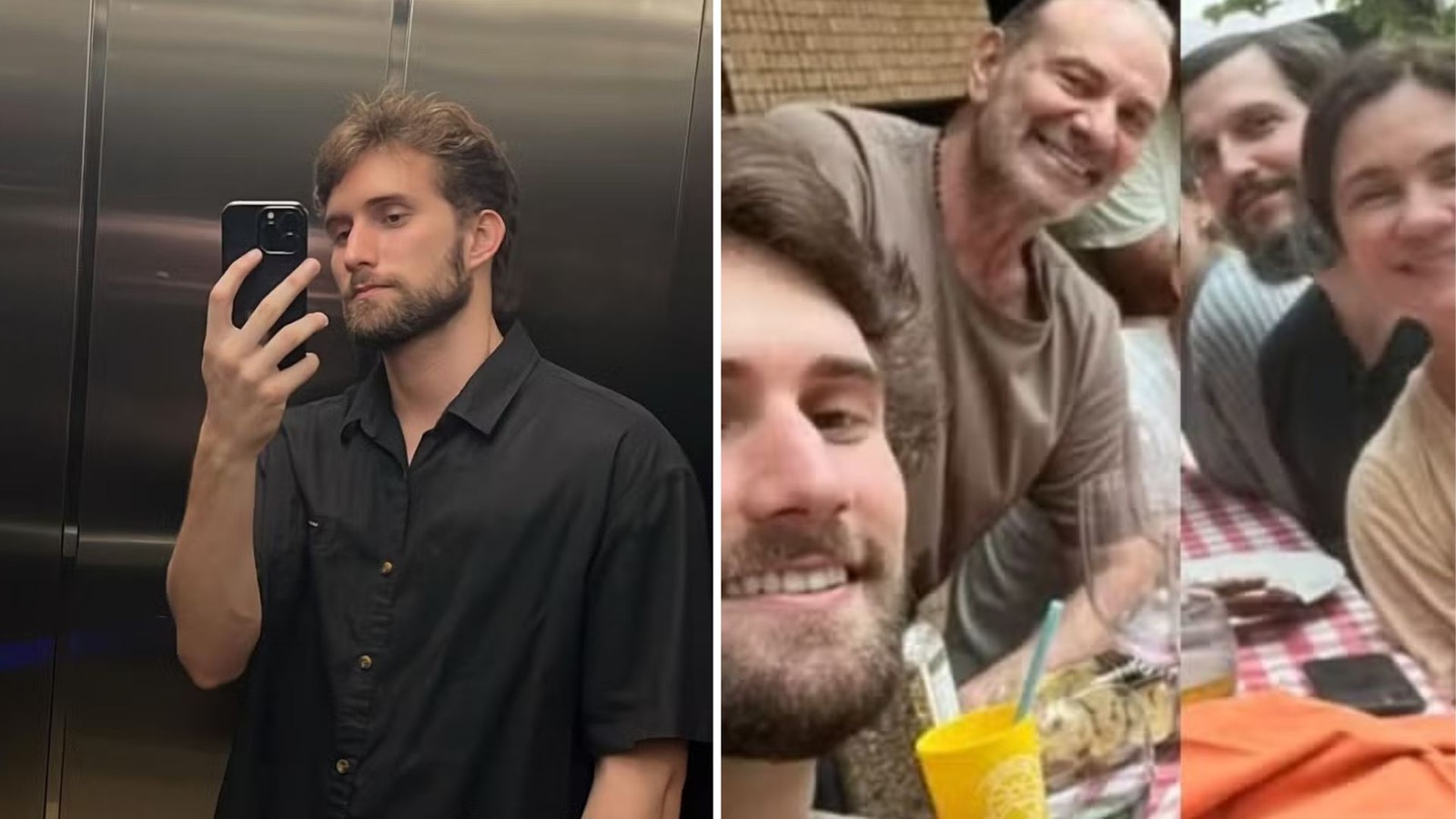 Felipe Ricca, filho de Adriana Esteves e Marco Ricca, estreou no audiovisual em "Pedaço de mim", da Netflix, e já está escalado para "Vale tudo" — Foto: Reprodução/Instagram