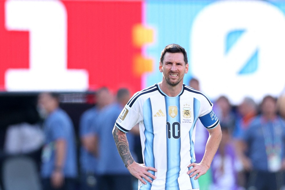 Messi amarga vice da Copa do Mundo com derrota para Espanha na final — Foto: Dan Mullan / GETTY IMAGES NORTH AMERICA / Getty Images via AFP