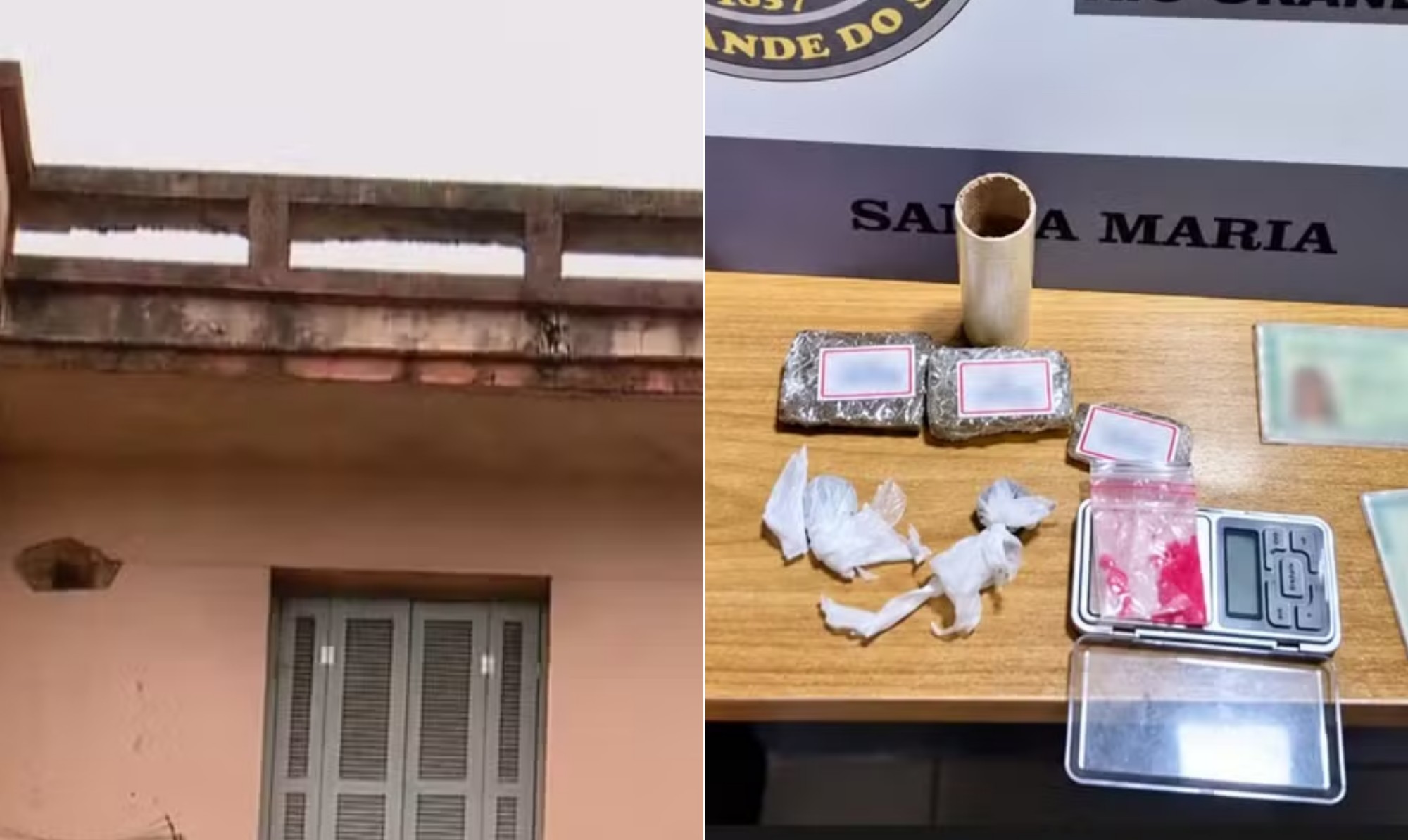 Menino cai do quarto andar no RS, e mãe e padrasto são presos após polícia encontrar drogas em apartamento