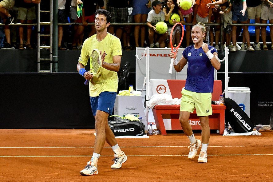 Marcelo Melo e Rafael Matos estão na semifinal de duplas do Rio Open