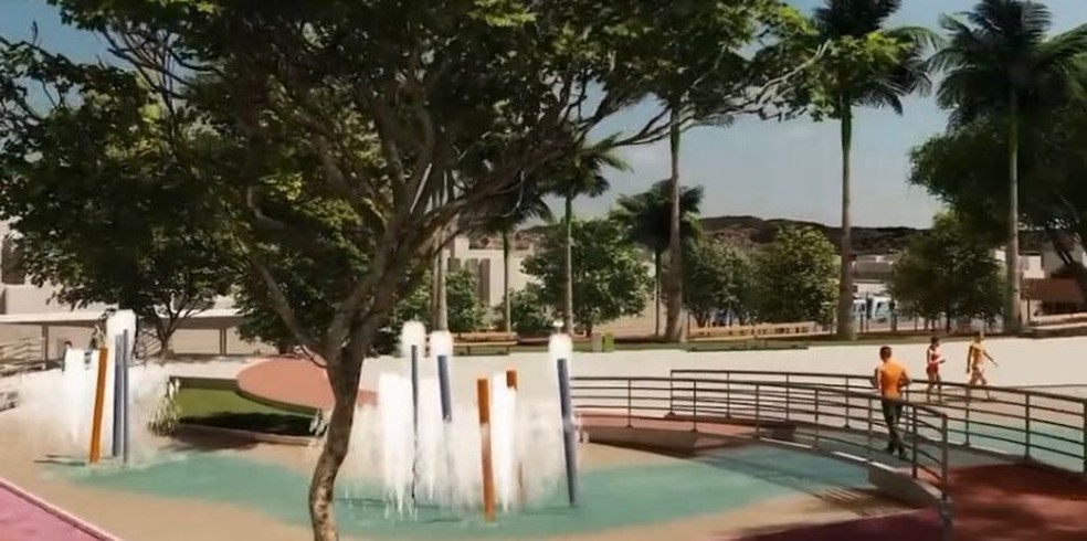 Imagem mostra como ficará o Parque Piedade — Foto: Divulgação