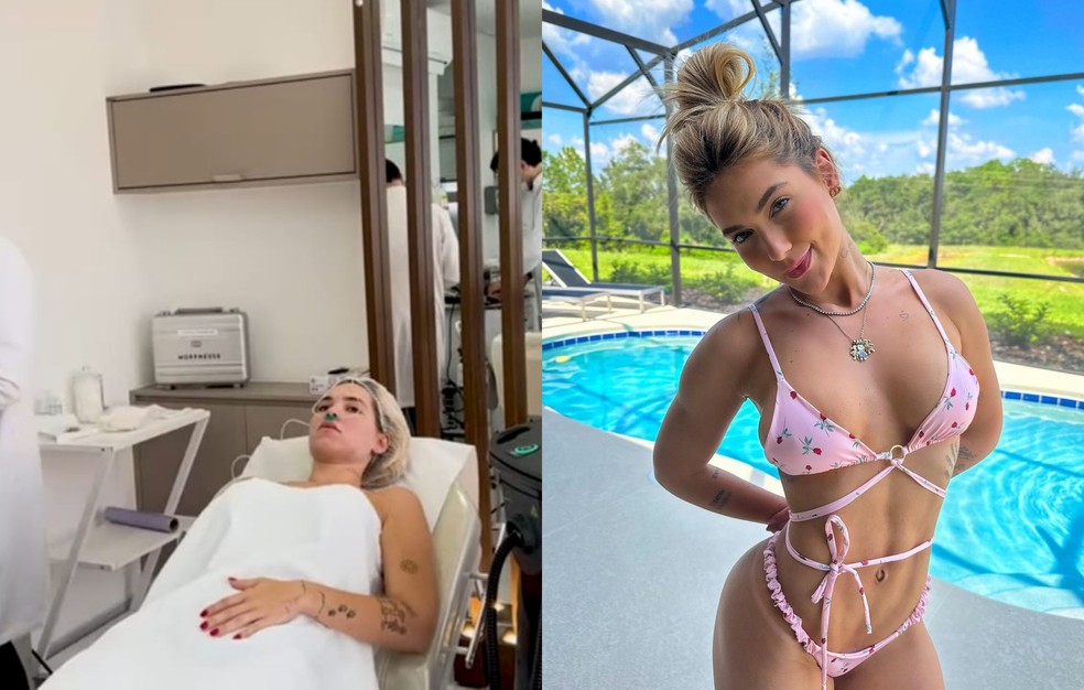 Virgínia Fonseca é adepta de técnica que melhora da textura da pele — Foto: YouTube/Instagram