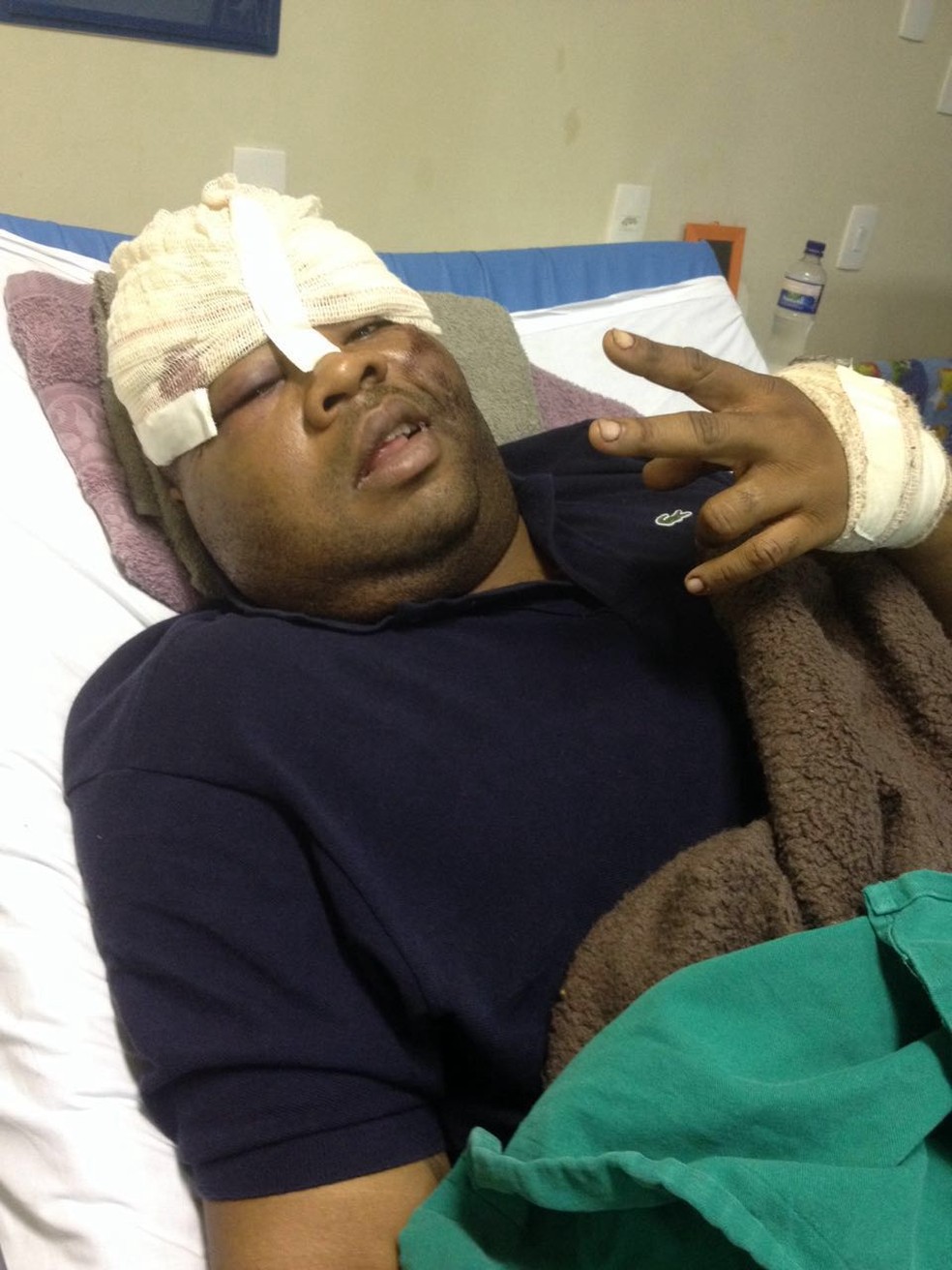 Nicolas Labre Pereira de Jesus, o Fat Family, resgatado no Hospital Souza Aguiar, em 2016 — Foto: Reprodução