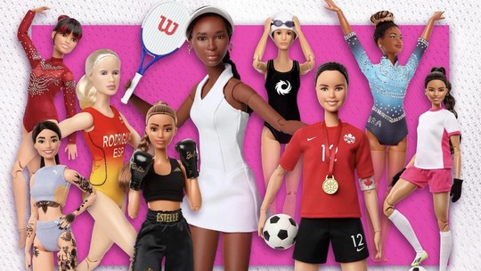 De Venus Williams a Rebeca Andrade: Nove atletas mundiais vão ganhar a sua própria versão da boneca 'Barbie'; veja fotos