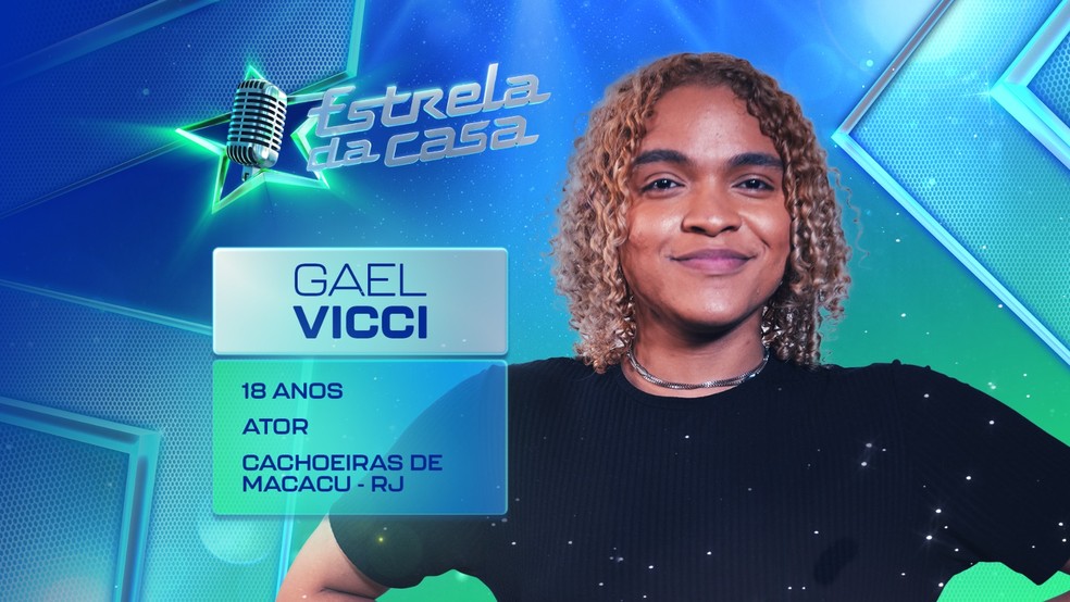 Gael Vicci participa do 'Estrela da casa' — Foto: Divulgação