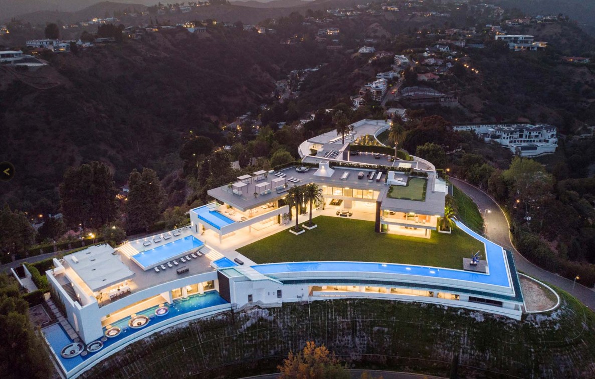 A propriedade The One Bel Air foi vendida por R$ 679 milhões, em Los Angeles — Foto: Divulgação