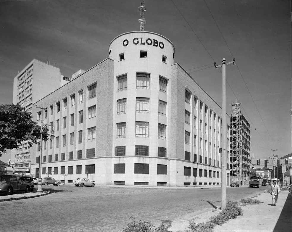 A sede do GLOBO na Rua Irineu Marinho, onde o jornal funcionou de 1954 a 2017 — Foto: Arquivo O Globo