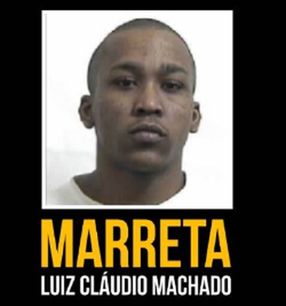 Luiz Claudio Machado, o Marreta, está de volta ao sistema penitenciário do Paraná — Foto: Reprodução