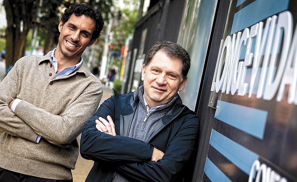 Marcelo Nudelman e Joseph Nigri apostam em condomínio de alto luxo para idosos com projetos em São Paulo — Foto: Maria Isabel Oliveira