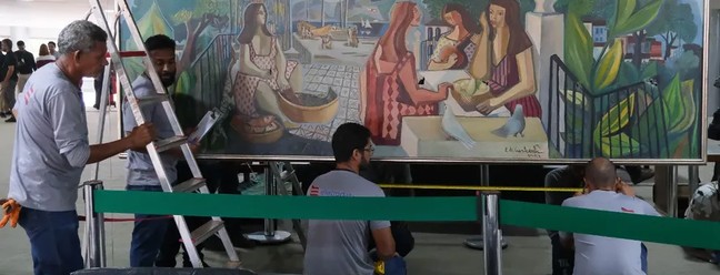 A tela "As mulatas", de Di Cavalcanti, foi avaliada em R$ 8 milhões