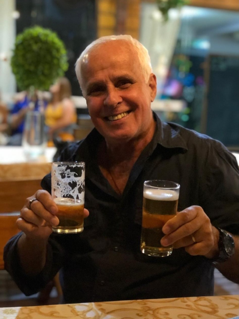 Paulo César Pereira Marques, pai do ator Bruno Gagliasso — Foto: Reprodução/Instagram