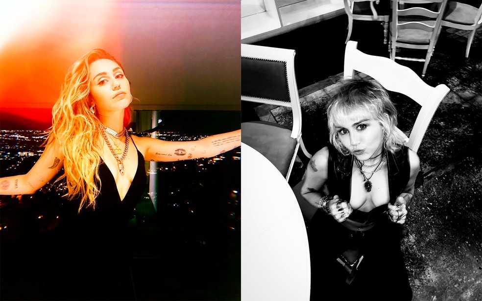 Miley Cyrus é conhecida por mudar muito de visual — Foto: Reprodução/Instagram