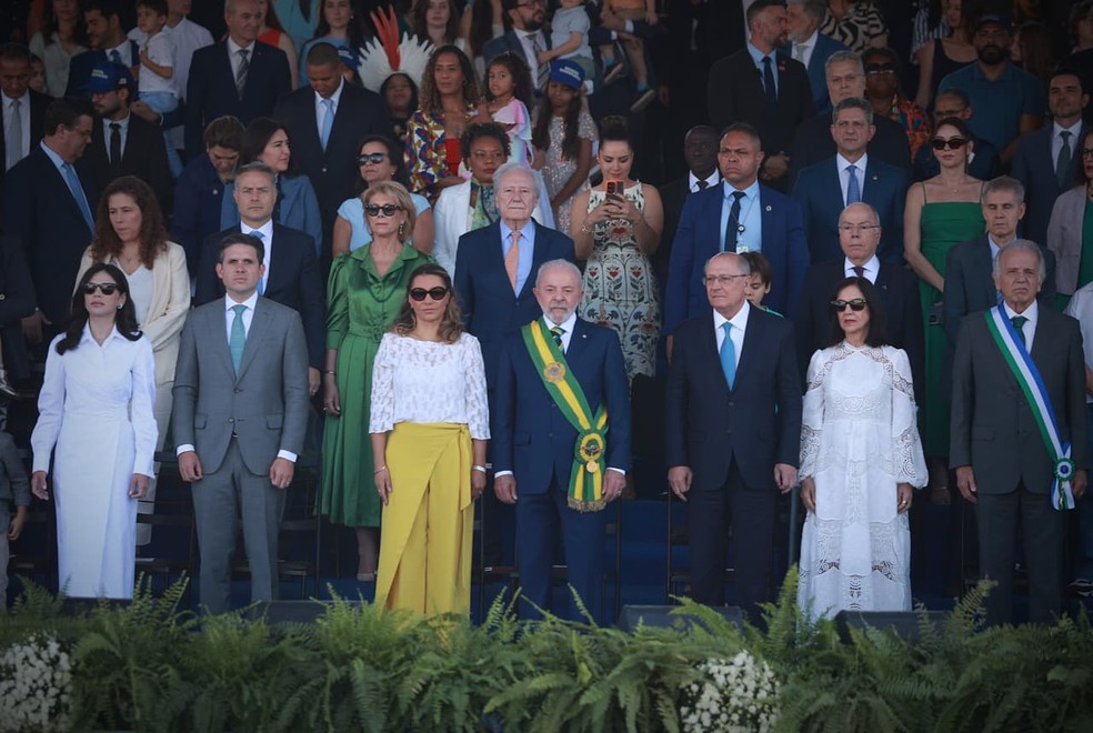 Palanque Montado Com Autoridades: Ausênciade Ministros Do STF - Foto: Cristiano Mariz / o Globo