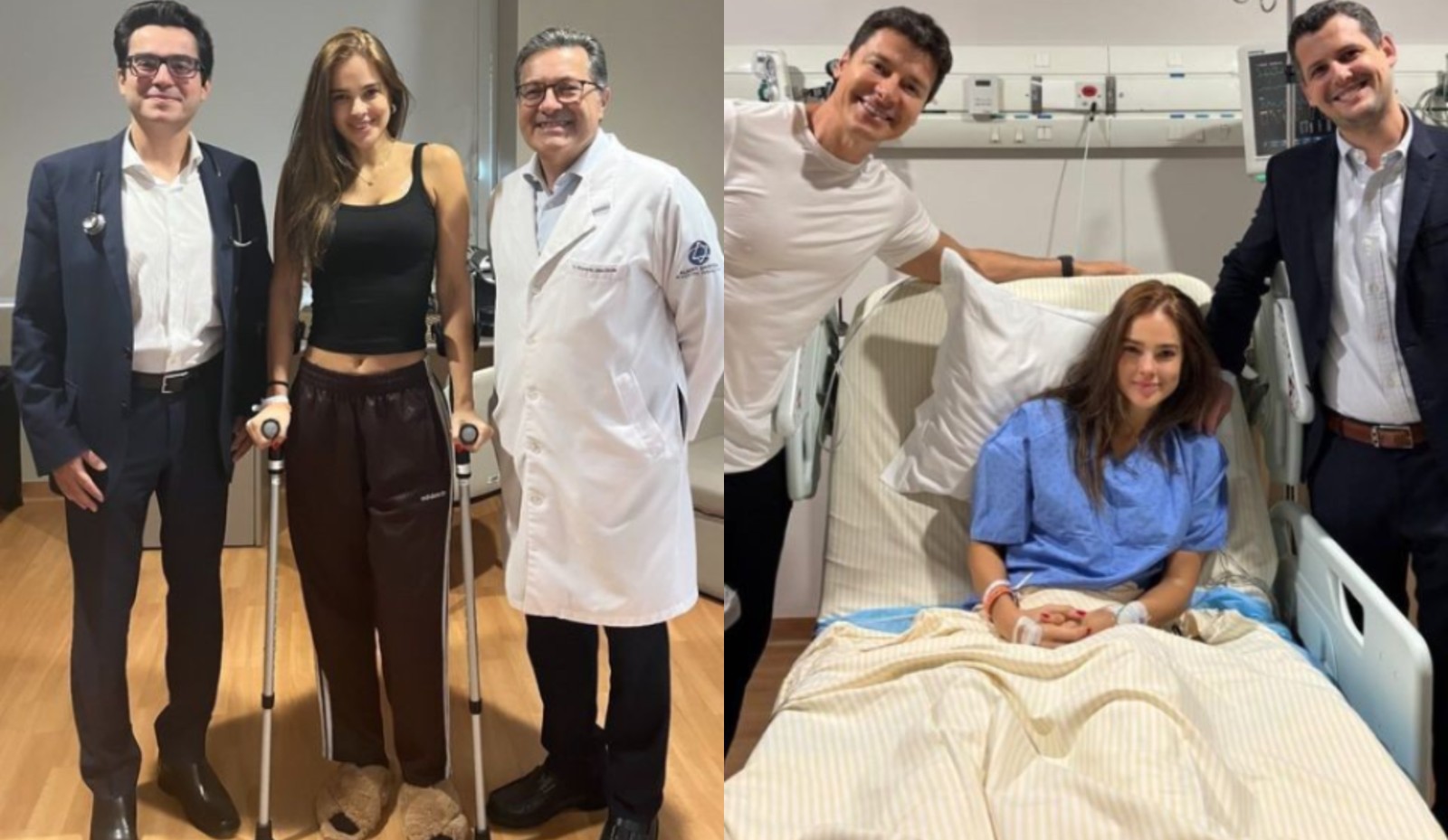     In October, Vera Viel had a rare, malignant tumor removed from her left thigh. After the operation, she continued her treatment with radiotherapy sessions — Photo: Instagram reproduction