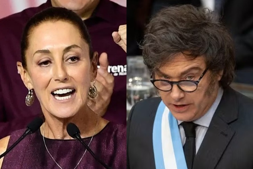 Direitista, Milei vai dividir hotel no Rio com a presidente de esquerda do  México