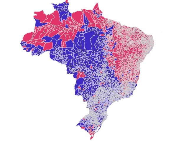 Saiba como foi a votação para presidente e governador na sua zona eleitoral nas capitais do RJ, SP e MG; consulte o mapa
